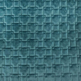 Kerry Quilted Velvet Fabric - Embossed Square Pattern, 58" Width (1 Yard)