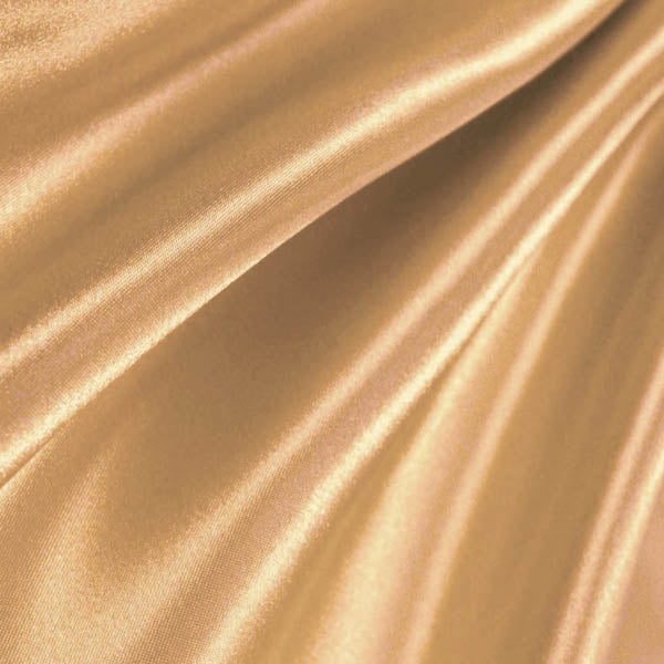 Bridal Satin Khaki Fabric,