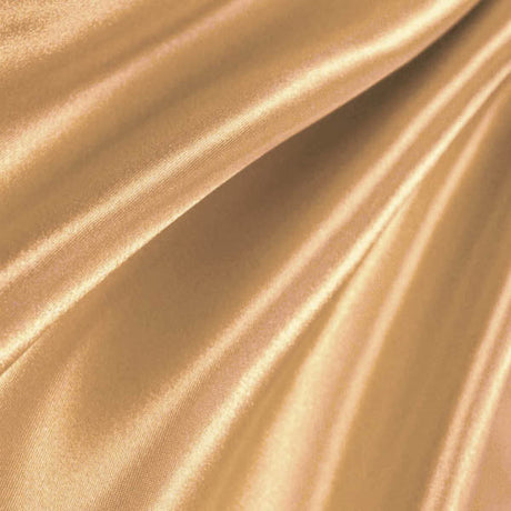 Bridal Satin Khaki Fabric,