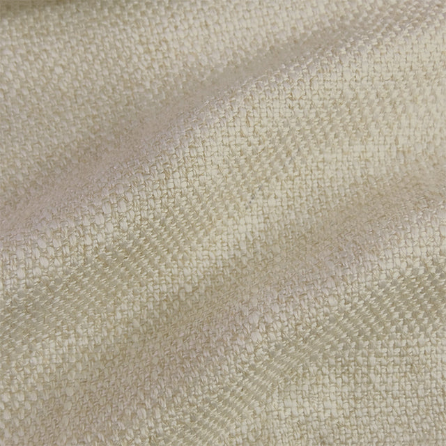 Kian Linen Blend Fabric - Natural Solid Textured, 55" Width (1 Yard)