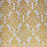 Kiana Damask Cut Velvet On Linen Look Fabric - All Over Damask, 56" Width (1 Yard)