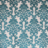 Kiana Damask Cut Velvet On Linen Look Fabric - All Over Damask, 56" Width (1 Yard)