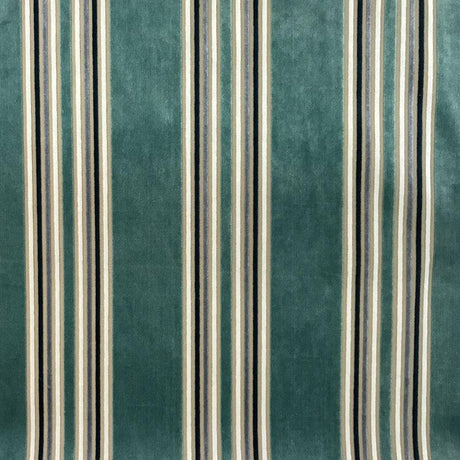 Kira Fabric Velvet Fabric - Striped Multi-Colored, 57" Width (1 Yard)
