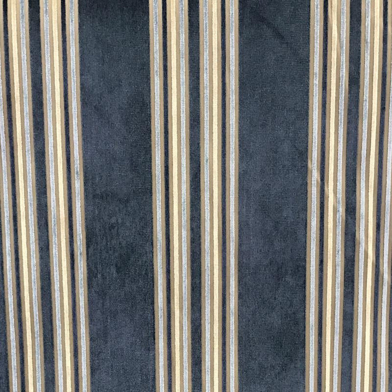 Kira Fabric Velvet Fabric - Striped Multi-Colored, 57" Width (1 Yard)