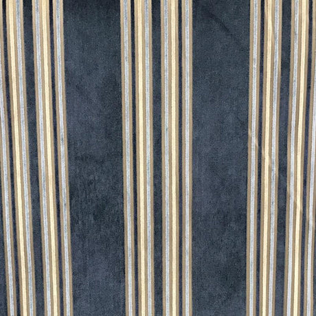 Kira Fabric Velvet Fabric - Striped Multi-Colored, 57" Width (1 Yard)