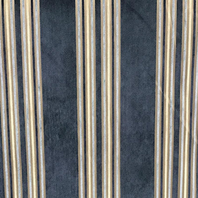 Kira Fabric Velvet Fabric - Striped Multi-Colored, 57" Width (1 Yard)
