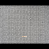 Corded Lace with Finished Edges - Ivory Decorated Diamond Stripes