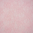 Stretch Corded Raschel Lace with All-Over Glitter - Pink on Pink Floral