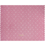 Stretch Corded Lace with Finished Edges - Festival Fuchsia and Natural Tropical Blossoms - Ottilie Collection