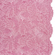 Stretch Corded Lace with Finished Edges - Festival Fuchsia and Natural Tropical Blossoms - Ottilie Collection