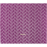 Recycled Stretch Raschel Lace with Finished Edges - Anemone Purple Dancing Lilies