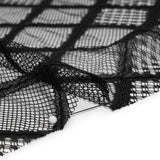 Corded Lace with Little Scalloped Finished Edges - Black Diamond Lattice