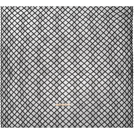 Corded Lace with Little Scalloped Finished Edges - Black Diamond Lattice