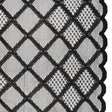 Corded Lace with Little Scalloped Finished Edges - Black Diamond Lattice