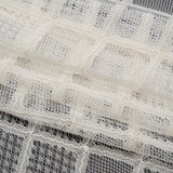 Corded Lace with Little Scalloped Finished Edges - Ivory Diamond Lattice