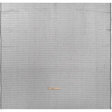 Rayon and Nylon Corded Lace with Little Scallop Finished Edges - Black and White Archway Stripes