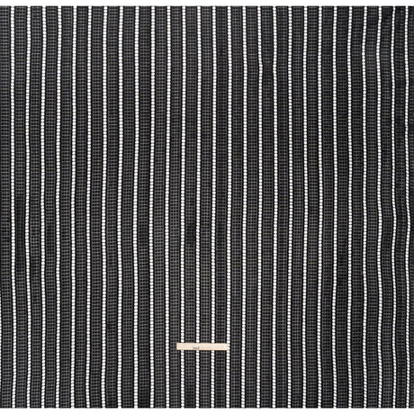 Corded Lace - Black Squares and Stripes