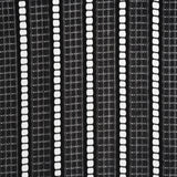 Corded Lace - Black Squares and Stripes