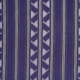Corded Lace - Violet and Black Geometric Stripes