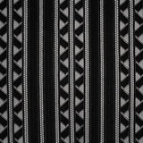 Corded Lace - Black Geometric Stripes