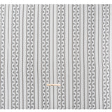 Corded Lace - Ivory Geometric Stripes