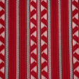 Corded Lace - Red and Black Geometric Stripes