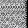 Corded Lace with Finished Eyelash Edges - Ivory Diamond Lattice