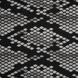 Raschel Lace with Eyelash Fringe Edges - Black Diamond Argyle