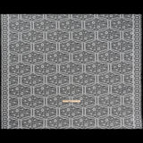 Raschel Lace Panel with Finished Edges - Ivory Geometric and Floral
