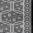 Raschel Lace Panel with Finished Edges - Ivory Geometric and Floral