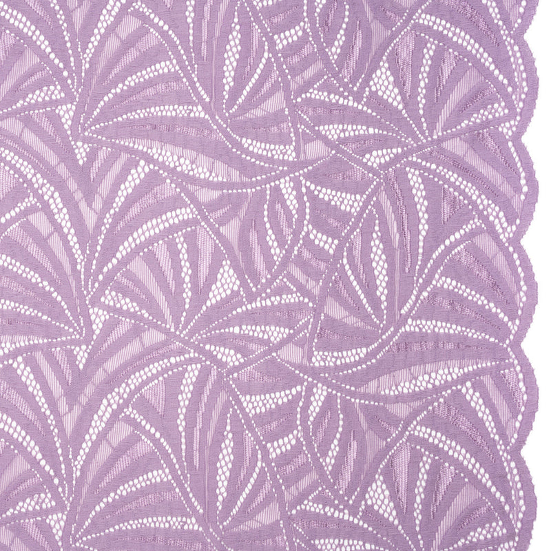 Stretch Raschel Lace with Finished Edges - Lavender Frost Flying Fans