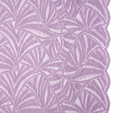 Stretch Raschel Lace with Finished Edges - Lavender Frost Flying Fans