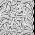 Stretch Raschel Lace with Finished Edges - Ivory Flying Fans