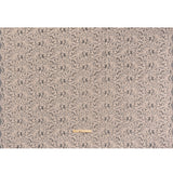 Stretch Raschel Lace with Metallic Spots - Blush and Gold Fancy Leaves and Flowers