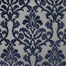Klume Damask Chenille Fabric - Linen Look Base, 56" Width (1 Yard)