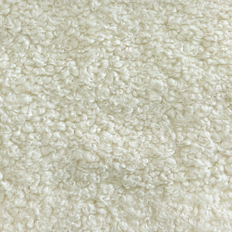 Kova Sherpa Boucle Polyester Fabric - Teddy Sherpa Textured, 58" Width (1 Yard)