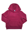 Fleece Hoodie - Fleece Fabric - Navy, Burgundy, D.Grey, Plum, L.Grey, Black, Pullover, Hooded, Boys Uniform (Multiple Sizes)