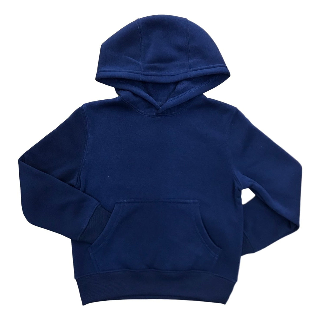 Fleece Hoodie - Fleece Fabric - L.Grey, Navy, D.Grey, Black, Pullover, Hooded, Boys Uniform (1 Piece)