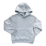 Fleece Hoodie - Boys Uniform Fleece Fabric, D.Grey, Navy, L.Grey, Black, Pullover, Sizes 4/5-16 (1 Piece)