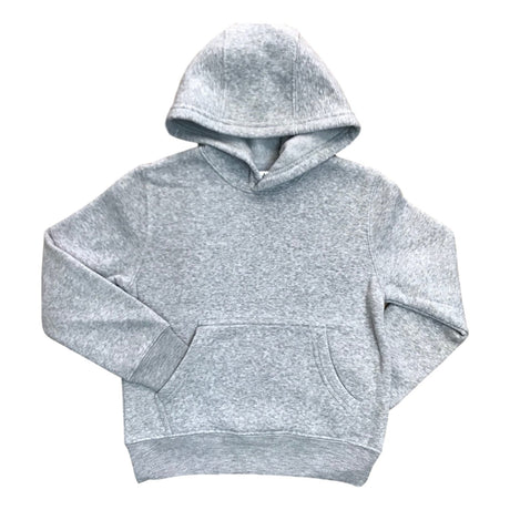 Fleece Hoodie - Fleece Fabric - L.Grey, Navy, D.Grey, Black, Pullover, Hooded, Boys Uniform (1 Piece)