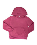 Fleece Hoodie - Fleece Fabric - Navy, Burgundy, D.Grey, Plum, L.Grey, Black, Pullover, Hooded, Boys Uniform (Multiple Sizes)