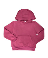 Fleece Hoodie - Fleece Fabric - Navy, Burgundy, D.Grey, Plum, L.Grey, Black, Pullover, Hooded, Boys Uniform (Multiple Sizes)