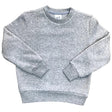 Fleece Crew Neck Fleece Fabric - Light Grey, Burgundy, Navy, Dark Grey, Black, Crew Neck, Boys Uniform (1 Piece)