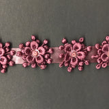 Beaded 3D Guipure Floral Lace Trimming