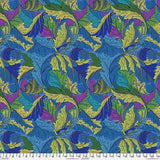 Quilting Cotton Floral Acanthus Cobalt Kaffe Fassett x Morris & Co.