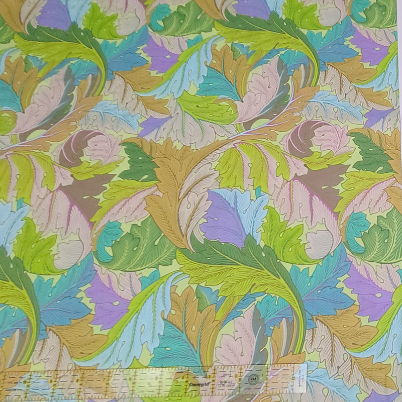 Quilting Cotton Kaffe Fassett x Morris & Co. Floral Acanthus Jade