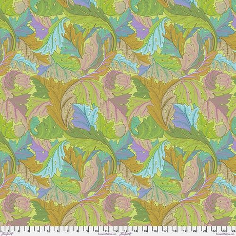 Quilting Cotton Kaffe Fassett x Morris & Co. Floral Acanthus Jade
