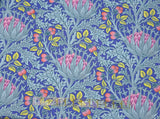 Quilting Cotton Kaffe Fassett x The Original Morris & Co. Floral Artichoke Blue 100% Cotton