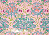 Quilting Cotton Kaffe Fassett x Morris & Co. Floral Blackthorn Pink