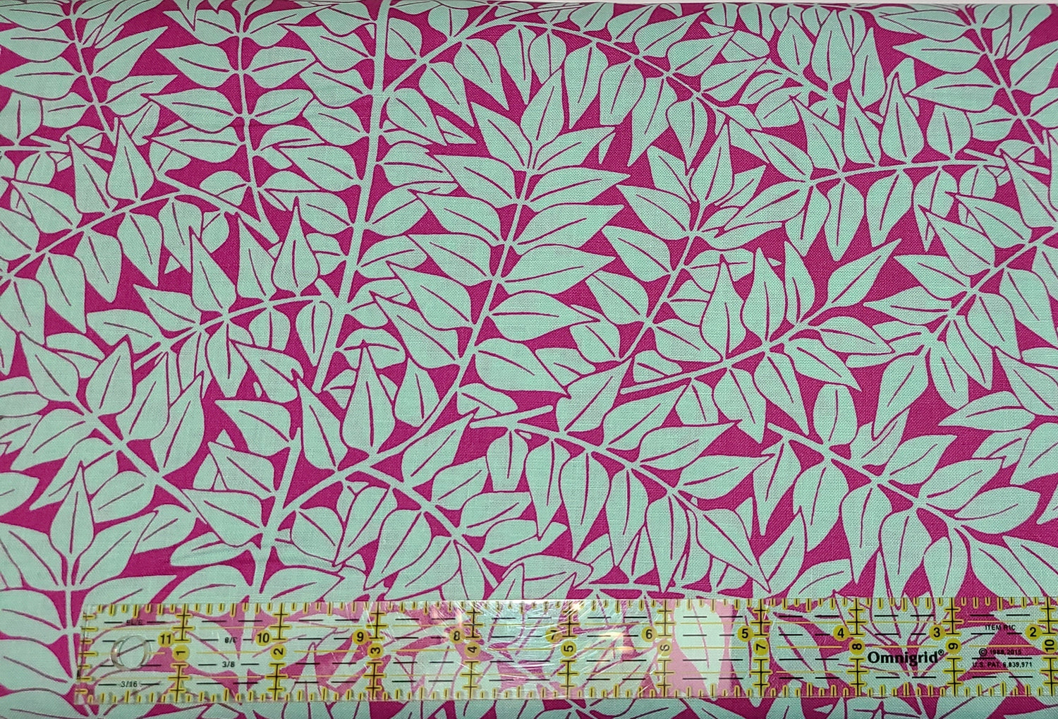 Quilting Cotton Floral Branches Magenta Kaffe Fassett x Morris & Co.